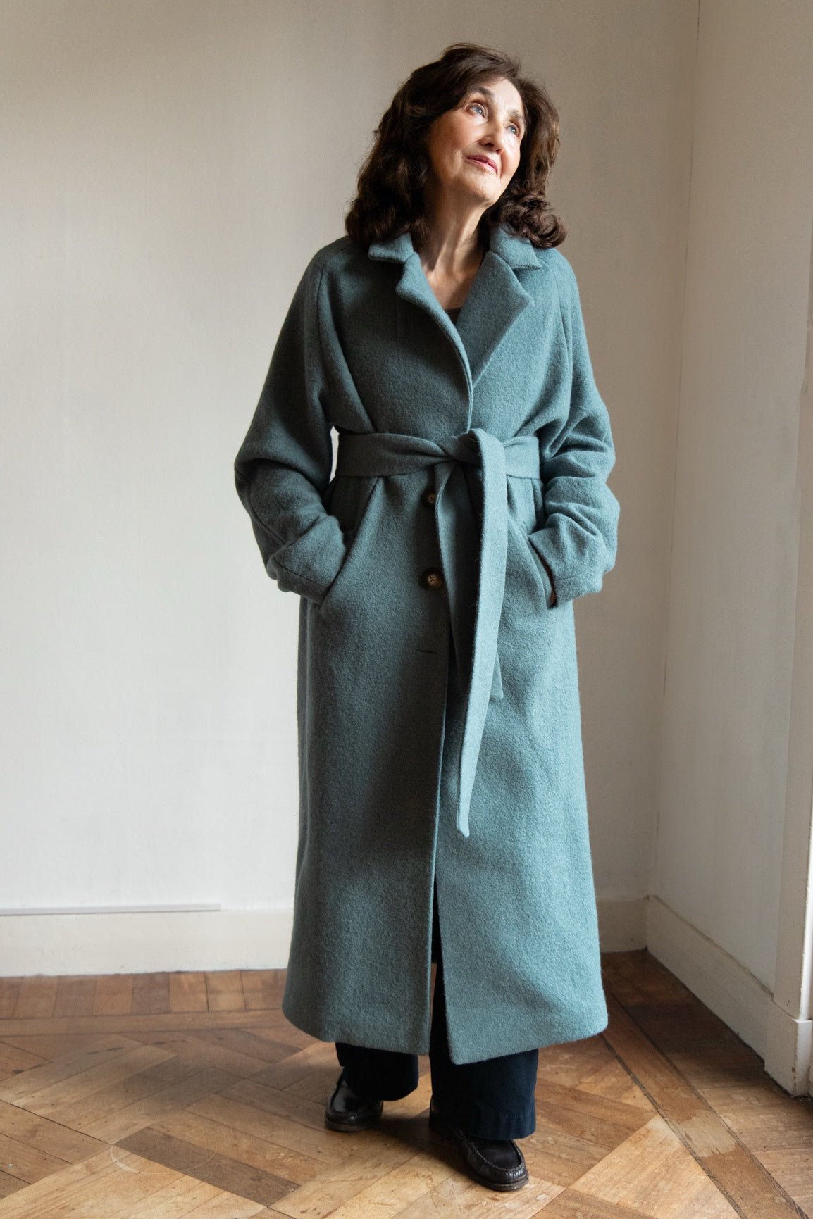 DEIA Wool Coat - Petrol