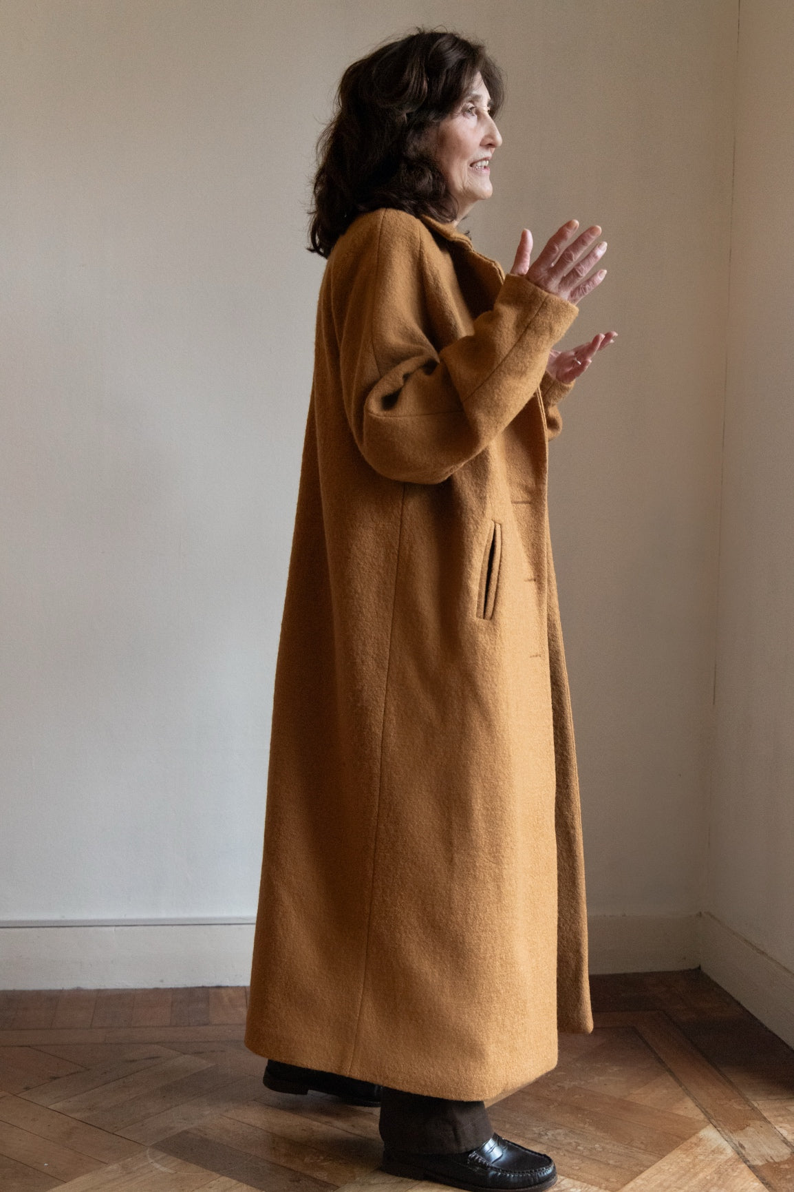 DEIA Wool Coat - Mustard