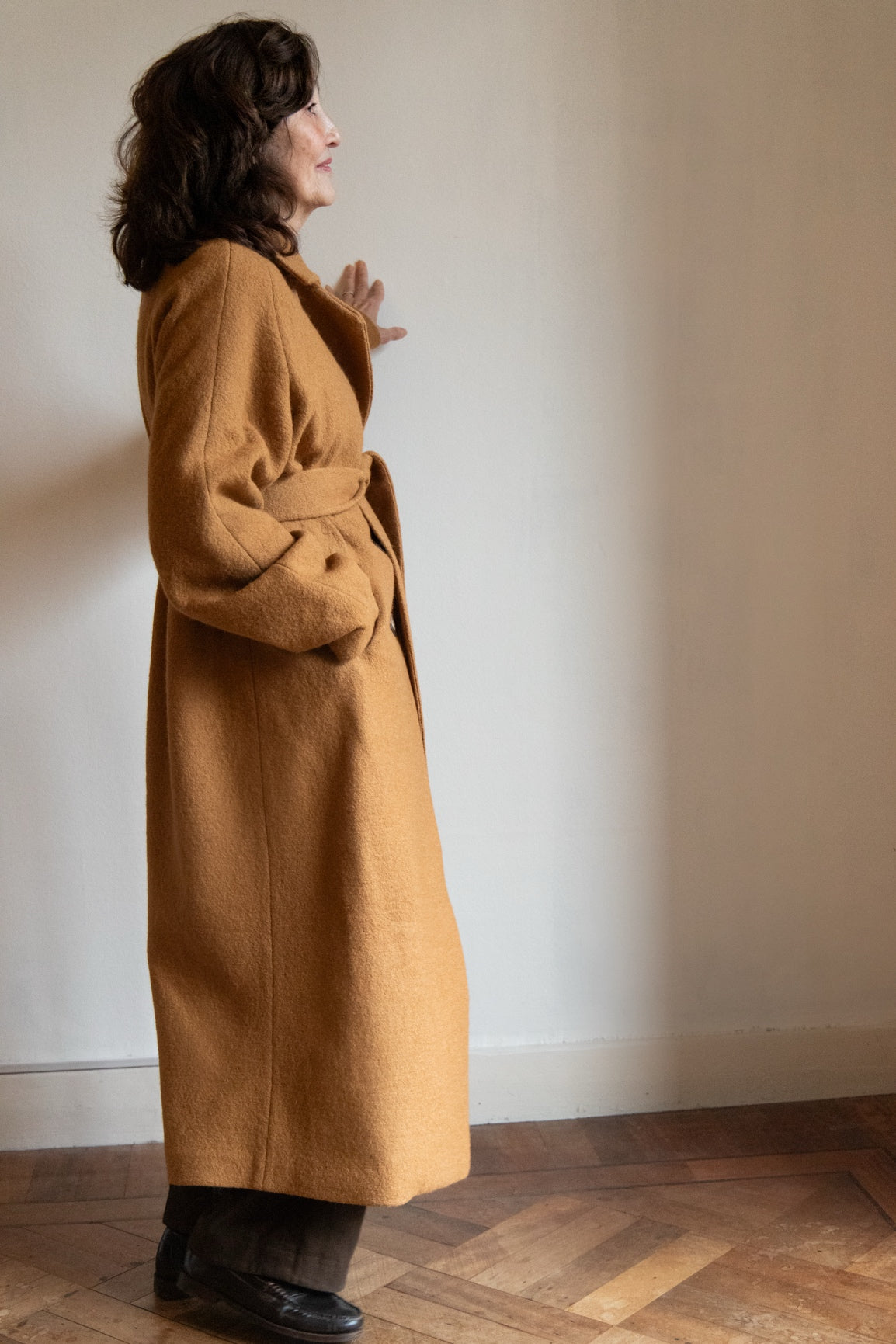 DEIA Wool Coat - Mustard