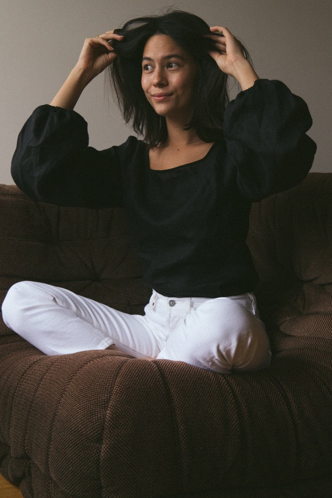 Sigourney Linen Blouse