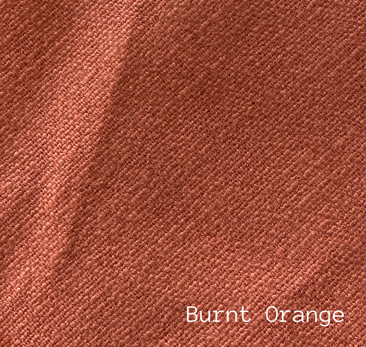 Linen Blend Jumpsuit - Burnt Orange