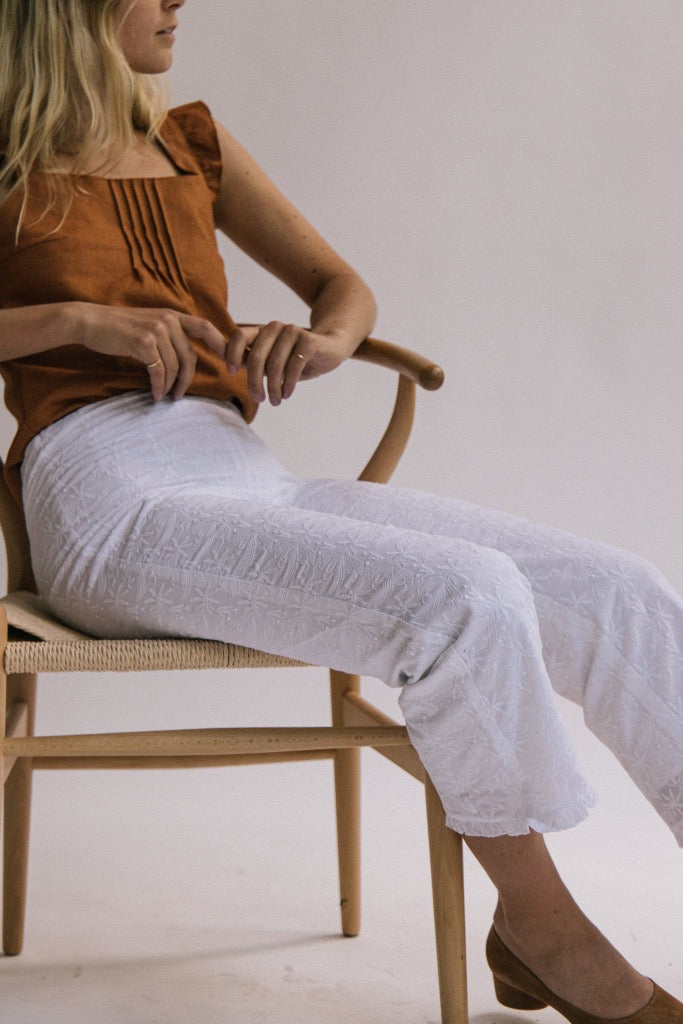 Camille Ruffle Pant