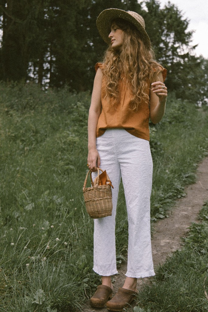 Camille Ruffle Pant