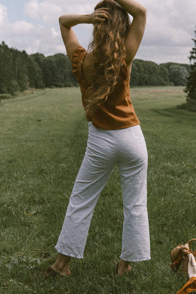 Camille Ruffle Pant