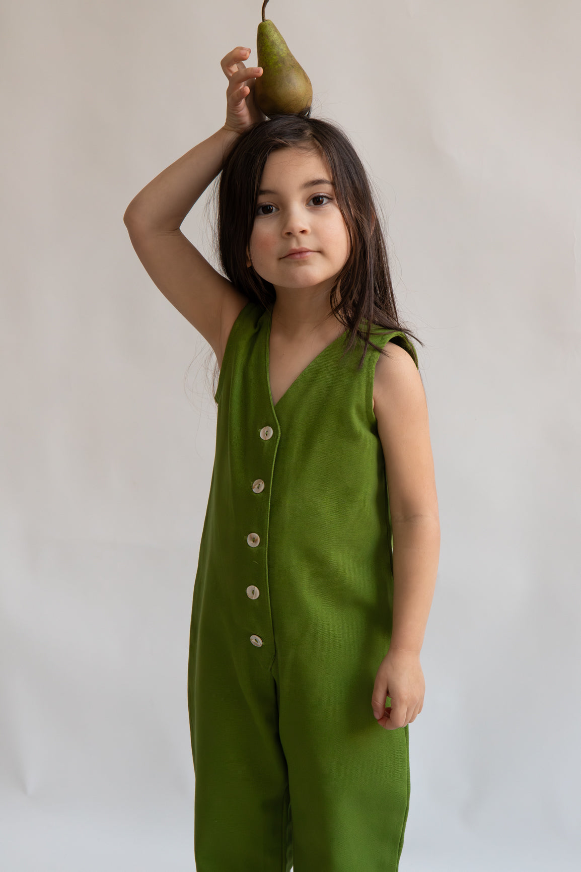 Mini Kids Jumpsuit - Apple Green