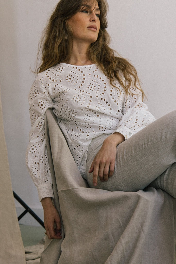 Frankie Blouse - Ecru